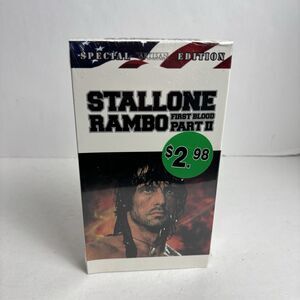 Rambo - First Blood Pt. 2 (VHS, 2002, Special Edition) Sealed!